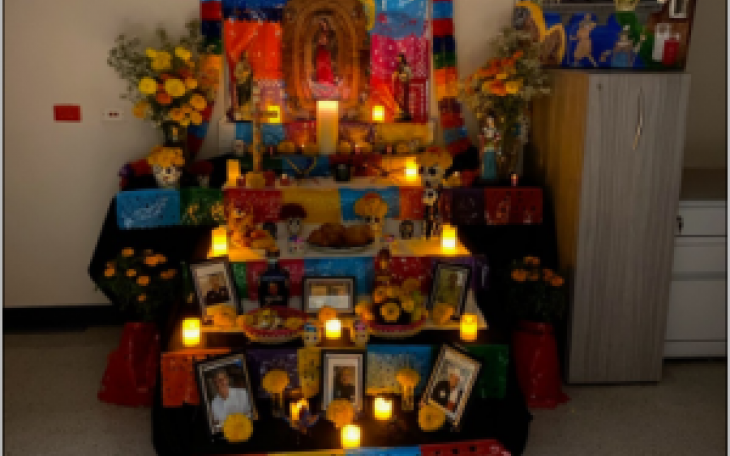 Altar in Laredo for Dia De Los Muertos (Contributed/CBP)