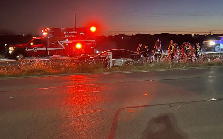 Crash on Loop 306 Near Sunset Exit on Oct. 26, 2022