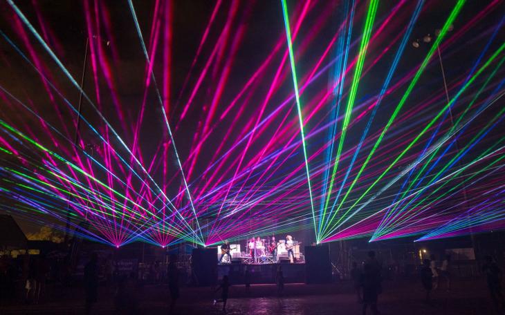 A laser light show comes to the San Angelo River Stage Oct. 29, 2022