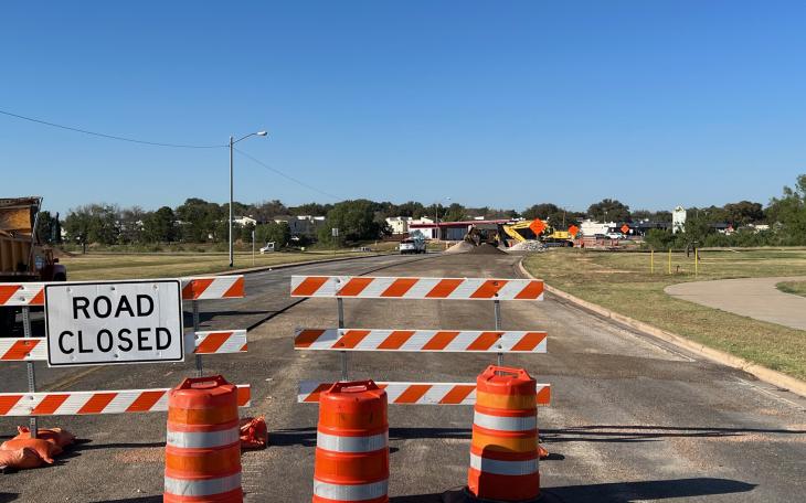 Construction at College Hills &amp; Red Arroyo 11.16.22 (LIVE! Photo/Yantis Green)