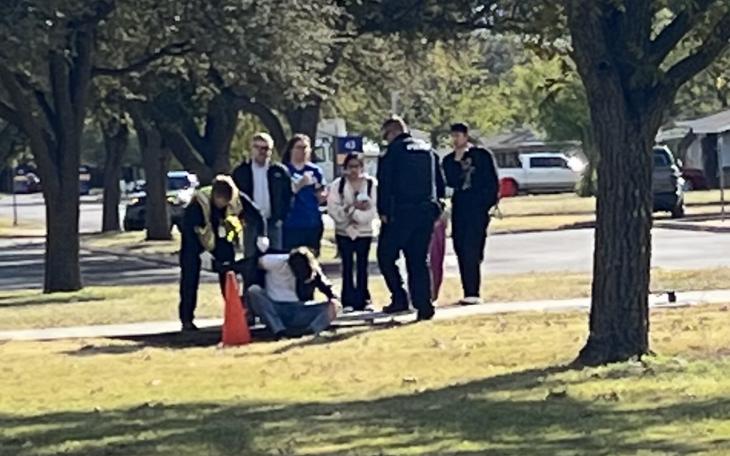 Skateboarder Injured at ASU (LIVE! Photo/Matt Trammell)