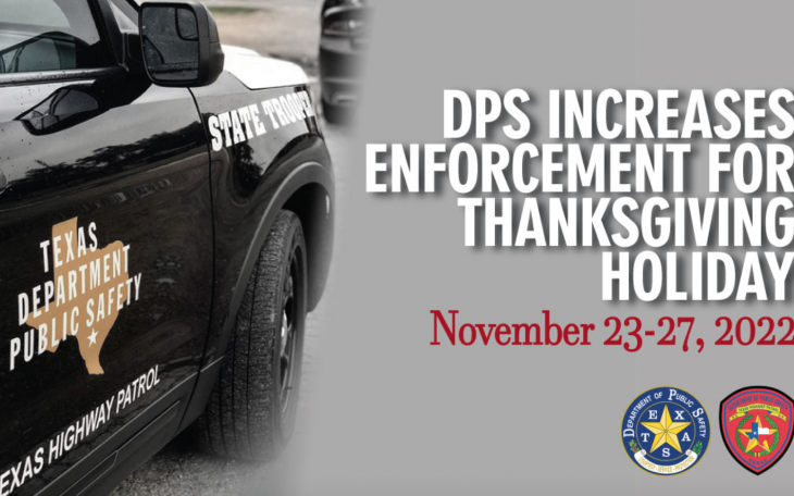 DPS Enforcement Thanksgiving 2022 (Courtesy/DPS)