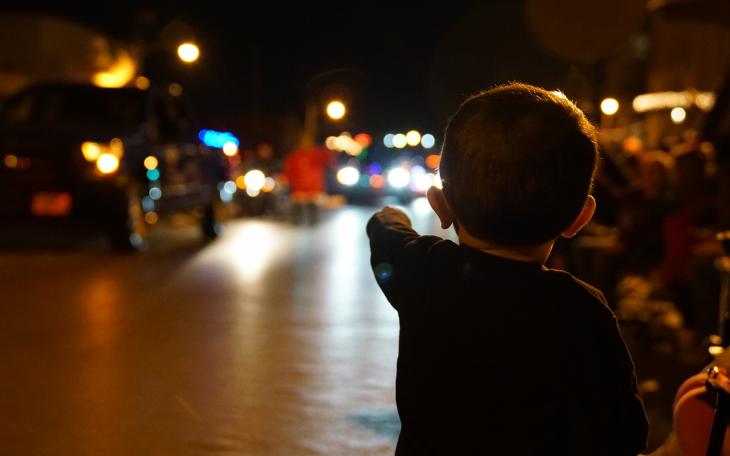 Kids especially enjoy the annual Christmas parade in downtown San Angelo.