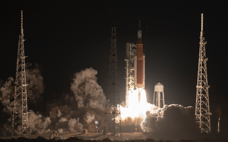 Orion Moon Launch 11.16.22 (Courtesy NASA)