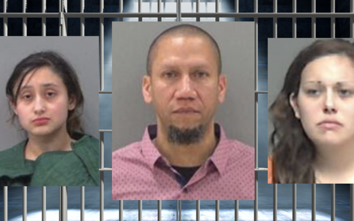 Priscilla Rodarte (L) Julio Arzeno-Mejia (M) Brittny Daughabaugh (R)