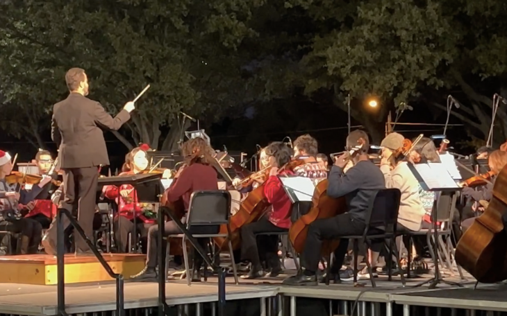 ASU Orchestra at the 2022 ASU Christmas Tree Lighting