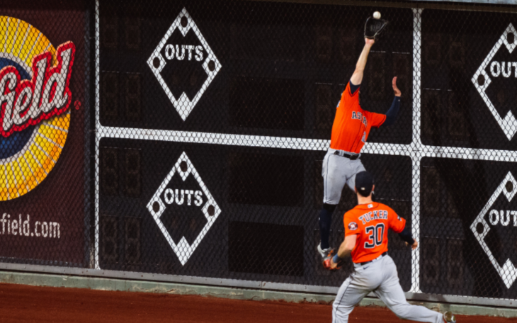 Astros' Chas McCormick Spectacular Catch