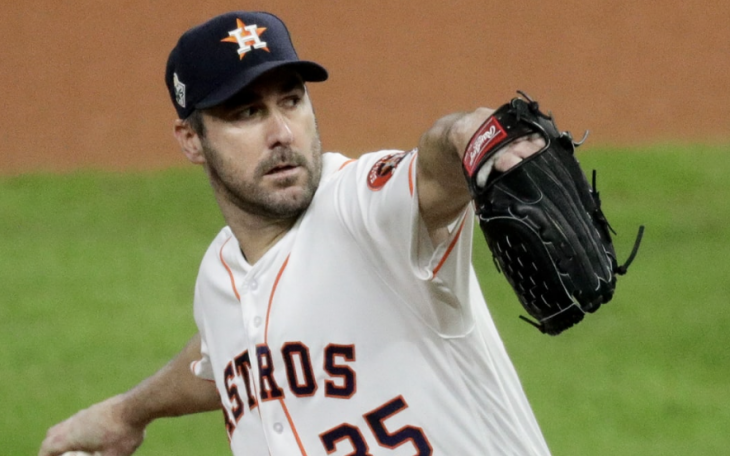 Justin Verlander on the mound