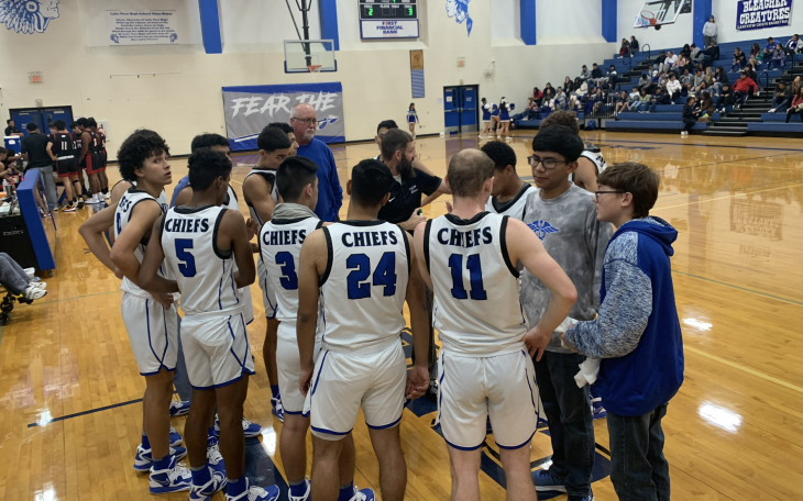 Lake View's Head Coach Courtney Bliskey Talks to the Team