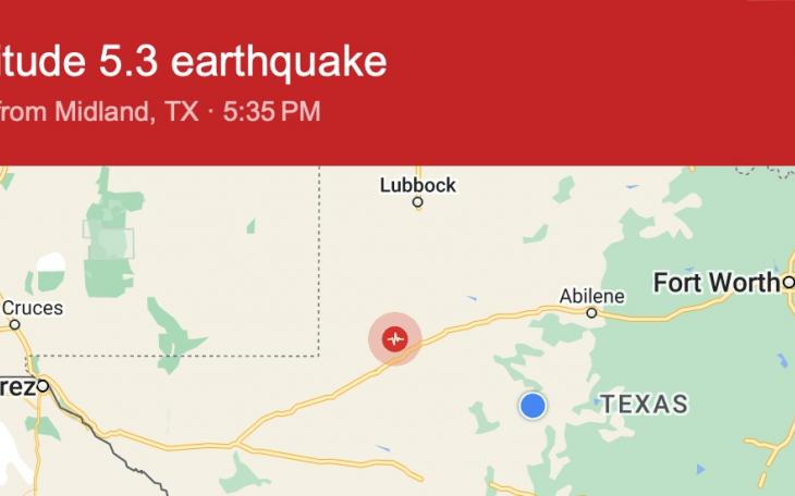 5.3 Magnitude Earthquake 12.16.22 (Courtesy/USGS)