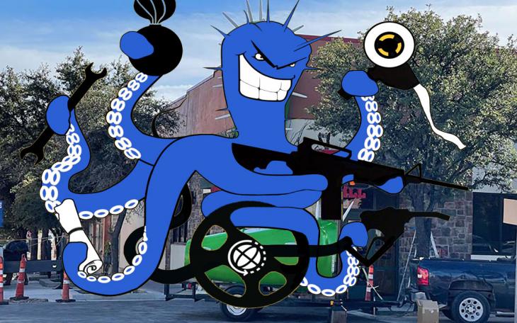 The 17 LRS mascot uses the head of the Angry Cactus in its new mascot and patch.