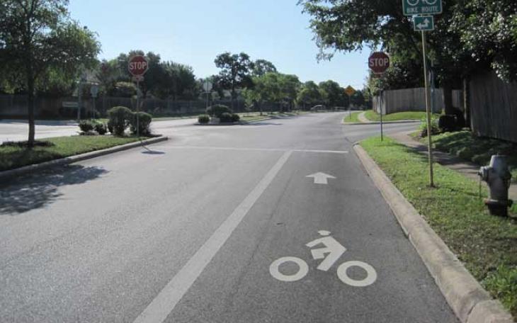 Bike Lane in San Antonio (Courtesy/City of San Antonio)
