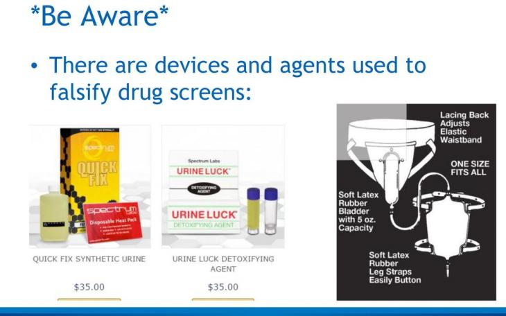 Drug Test Falsification Device (Courtesy/google)
