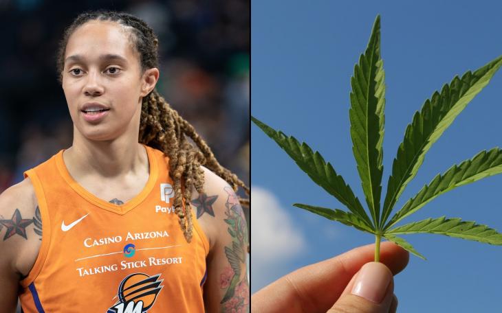 Britney Griner and Marijuana (Courtesy/Marijuana Moment)
