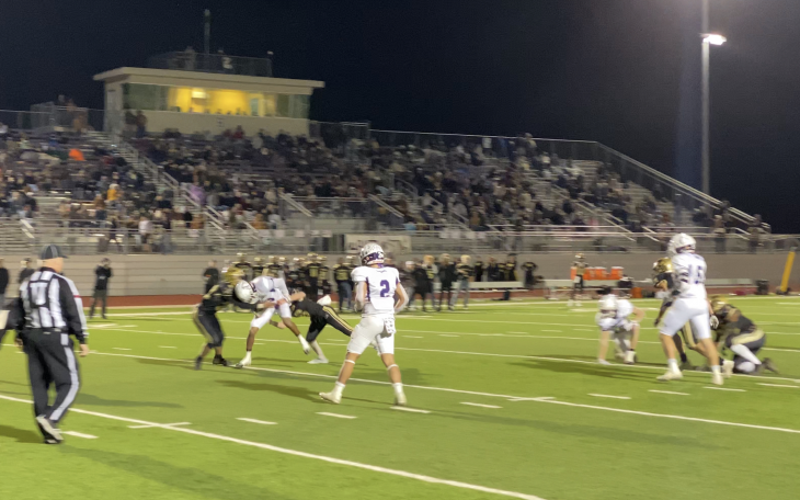 Irion County's Jordan Harrison Drags Several Abbott Defenders Across the Goal Line!