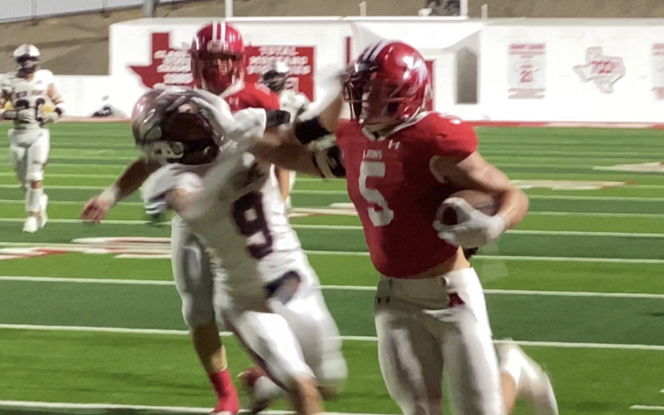 Albany Back Adam Hill Stiff Arms a New Home Defender!