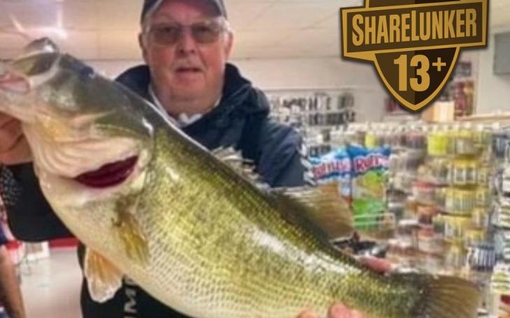 Tom Nilssen 13.52 Legacy Lunker Bass 1/23 (Courtesy/TPWD)