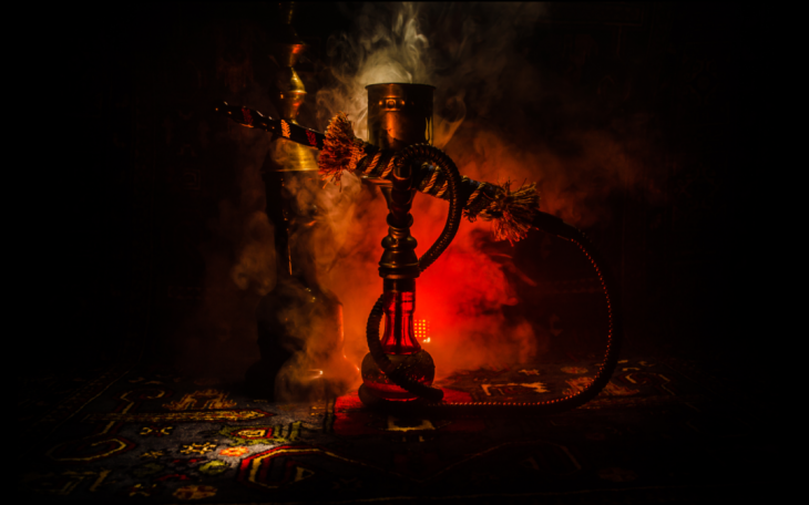 Evil Shisha Marijuana Hookah Pipe (Courtesy/islam21c.com)