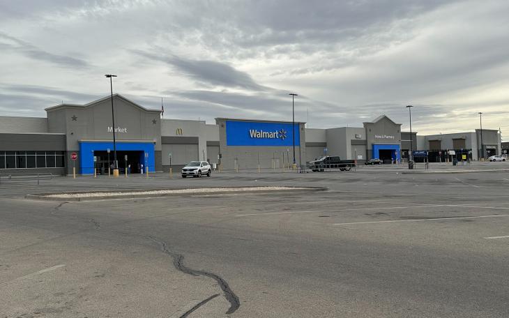 Walmart Super Center on MLK Jan. 16, 2023 (LIVE! Photo/Ryan Chadwick)