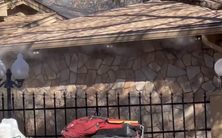 McKee St. Fire in College Hills Damages Home Friday (LIVE! Photo/Matt Trammell)