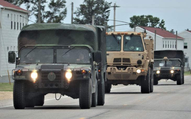 Military Vehicles on Base (Courtesy/USM)