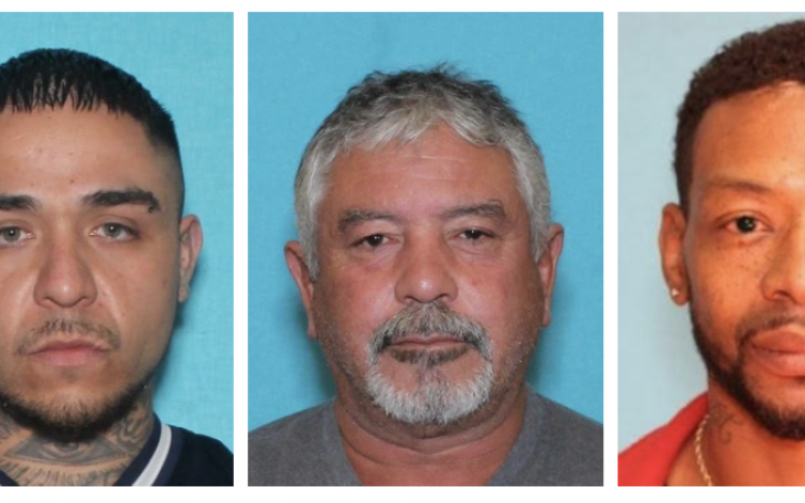 (Left to right: Rogelio Salinas, Salomon Olivas Marquez, Shacory Lee Pryor)