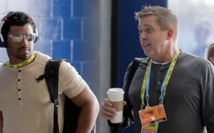 New Denver Bronco Head Coach Sean Payton and Quarterback Russell Wilson