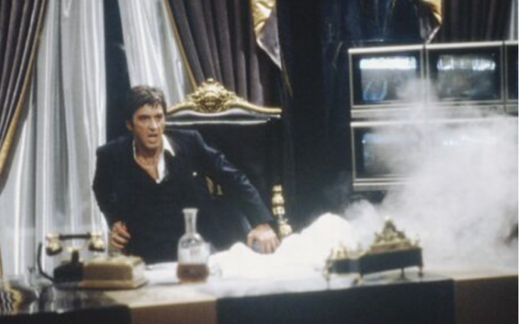 Scarface Cocaine Scene (Courtesy/Wordpress)
