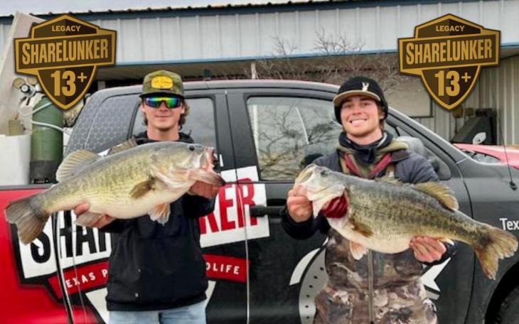 Dalton Smith, Caden Cowan Legacy Lunkers at O.H. Ivie 2023 (Courtesy/TPWD)