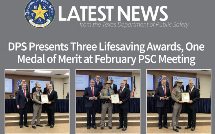 DPS Troopers Honored for Life Saving Efforts (Courtesy/DPS)