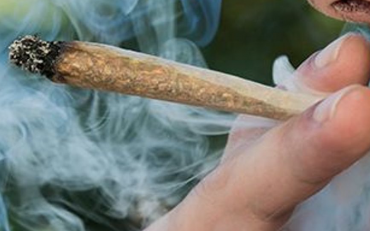 Smoking a Marijuana Blunt (Courtesy/Healthday)