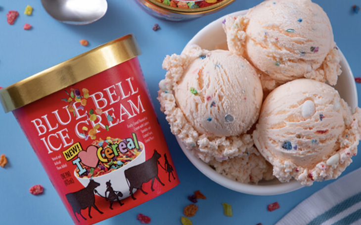 Blue Bell's New Flavor &quot;I ❤️ Cereal!