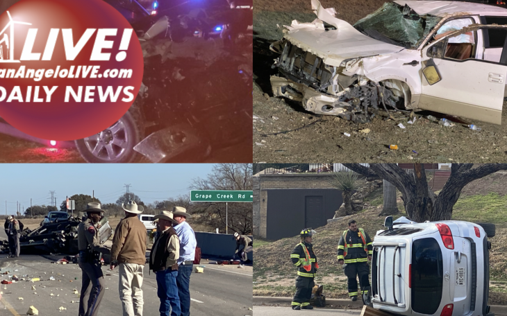 LIVE! Daily News | Rollovers, DWI's, and Crashes Around San Angelo