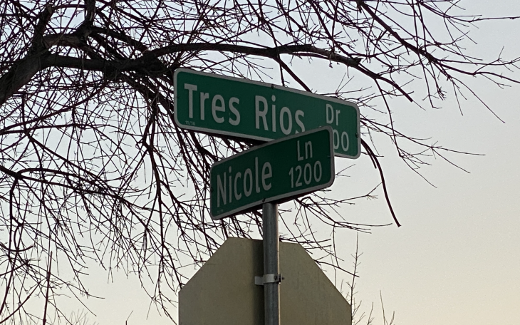 Tres Rios Drive and Nicole Lane