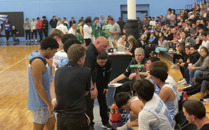 Head Coach Kent Sherrill and the TLCA Eagles