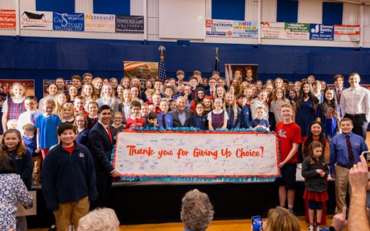 Abbott School Choice Rally in Amarillo 3.2.23 (Courtesy/gov.texas.gov)