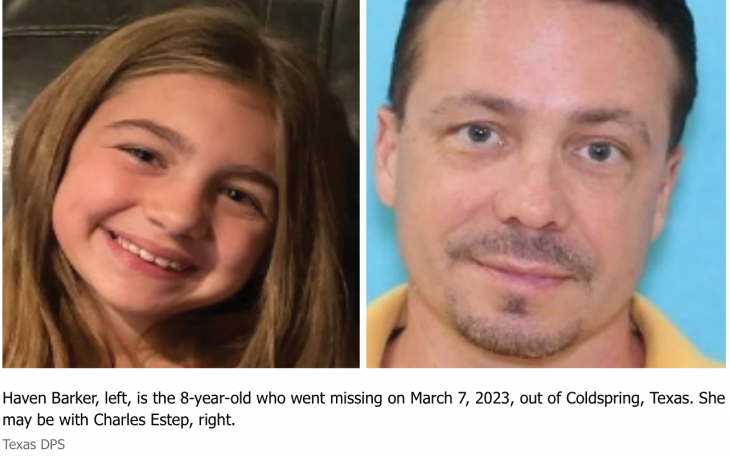 Amber Alert for Haven Barker (Courtesy/DPS)