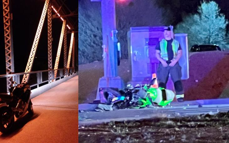 Co-Workers Seek Help for Injured Motorcyclist