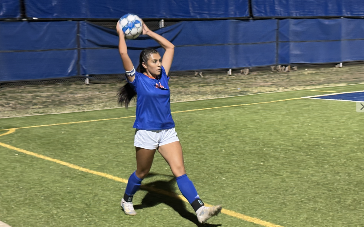 One of the Captains of the Lady Cats; Marissa Atilano