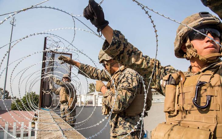 Texas Mexico Border Fence (Courtesy/ASU)
