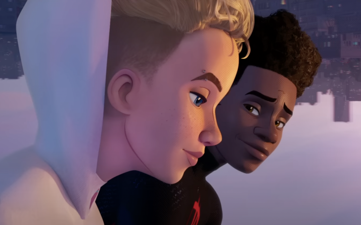 Gwen Stacy and Miles Morales in Across the Spider-Verse