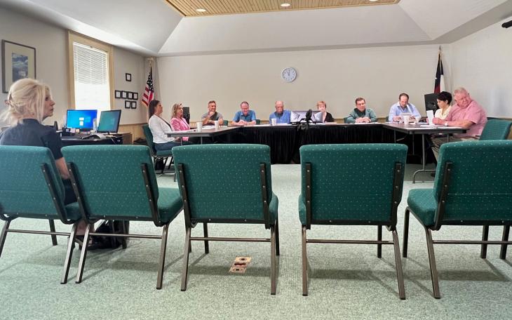 Mayor Brenda Gunter didn't hide when citizens called her out about her home's lot decreased appraisal value. She was the first one to attend the Thursday protest at the appraisal district.