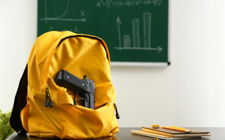 Gun in Backpack