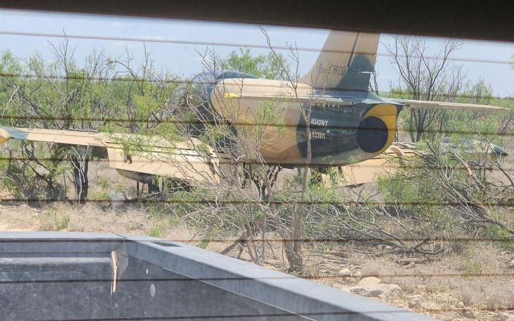 The L-39 Albatros that crashed on the Rocker B Ranch