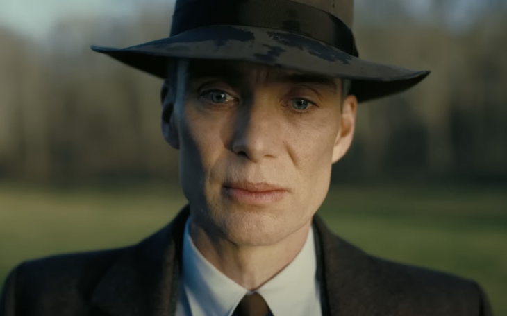 Cillian Murphy as J. Robert Oppenheimer in Oppenheimer