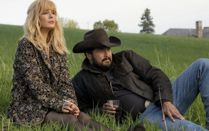 Kelly Reilly and Cole Hauser as Beth Dutton and Rip from Yellowstone