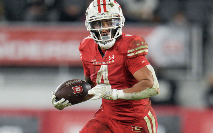 D.C. Defenders Abram Smith