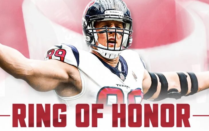 J.J. Watt to the Texan Ring of Honor