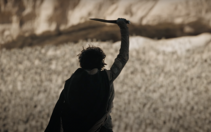 Timothee Chalamet as Paul Atreides in Dune Part Two