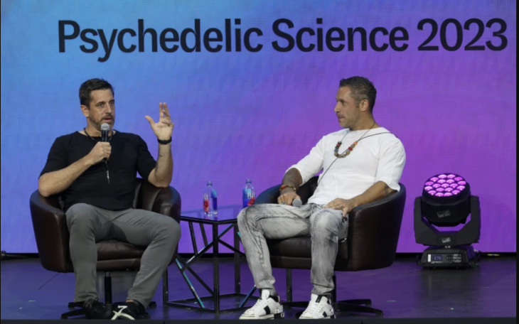 Aaron Rodgers Speaks at a Psychedelics Conference